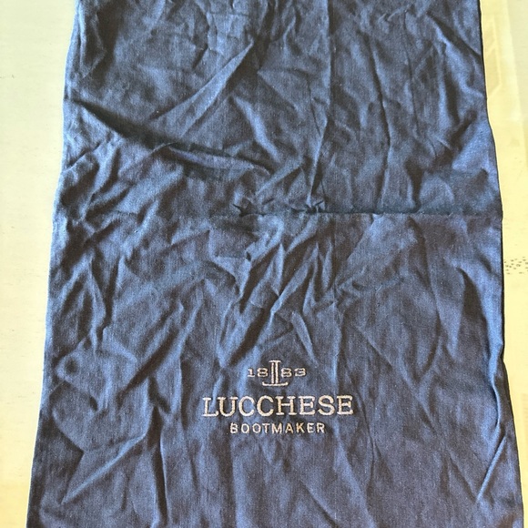 LUCCHESE Bootmakers Storage Bag Dust Boots Shoes Drawstring 16x25 - Picture 2 of 2